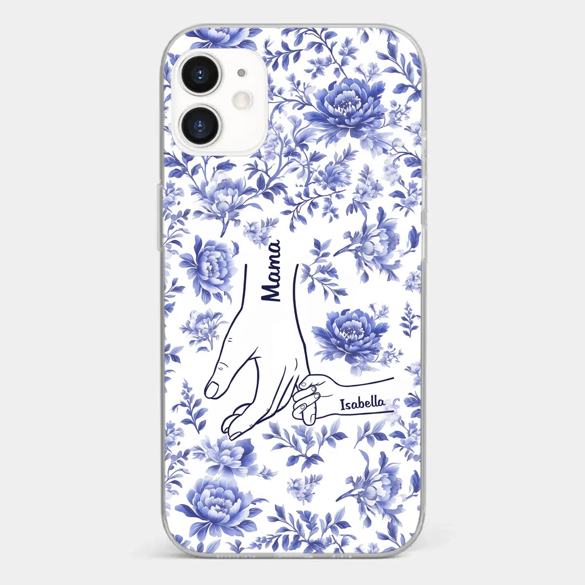 Love Grows In Every Moment - Family Personalized Custom Clear Phone Case - Mother's Day, Gift For Mom, Grandma