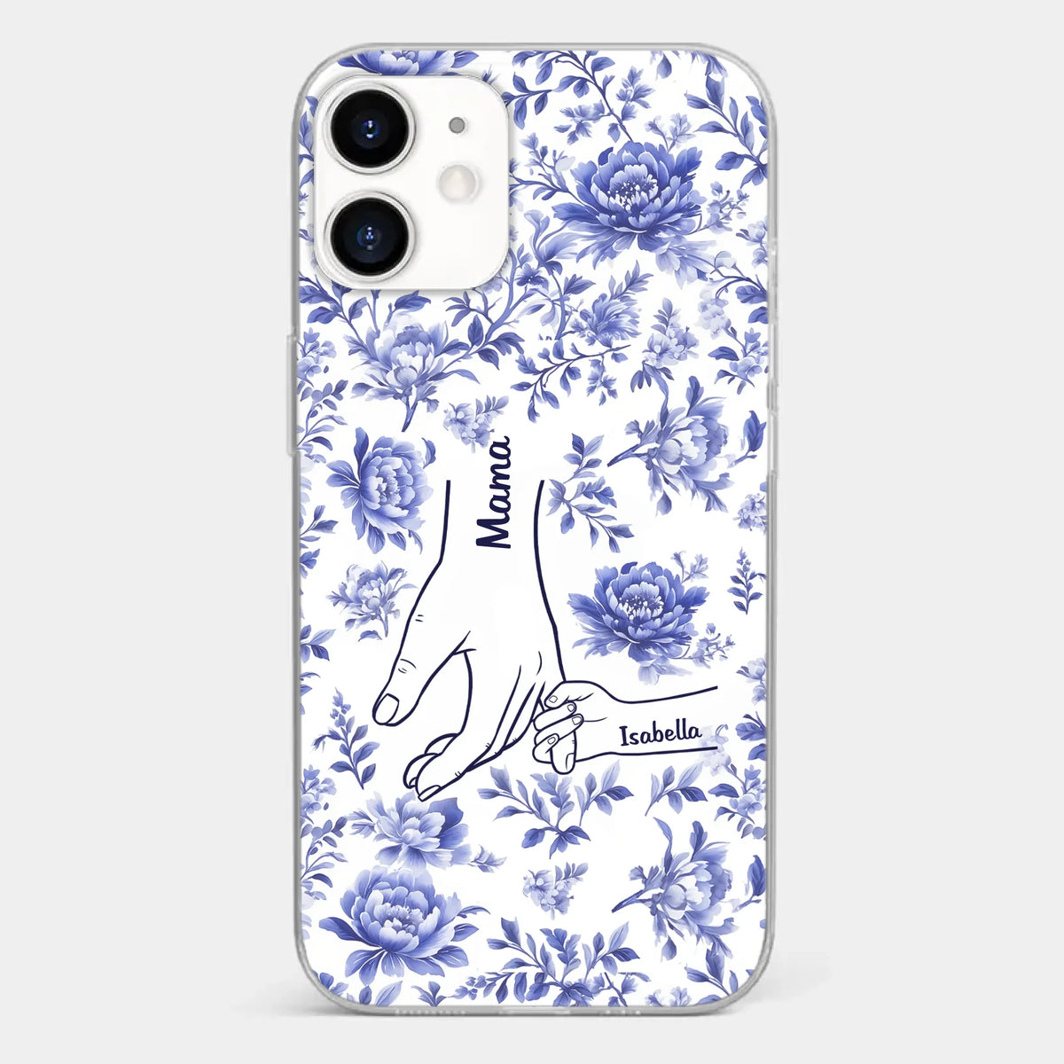 Love Grows In Every Moment - Family Personalized Custom Clear Phone Case - Mother's Day, Gift For Mom, Grandma