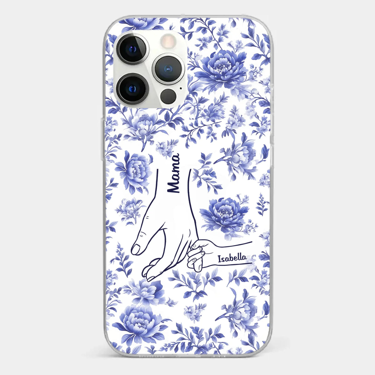 Love Grows In Every Moment - Family Personalized Custom Clear Phone Case - Mother's Day, Gift For Mom, Grandma