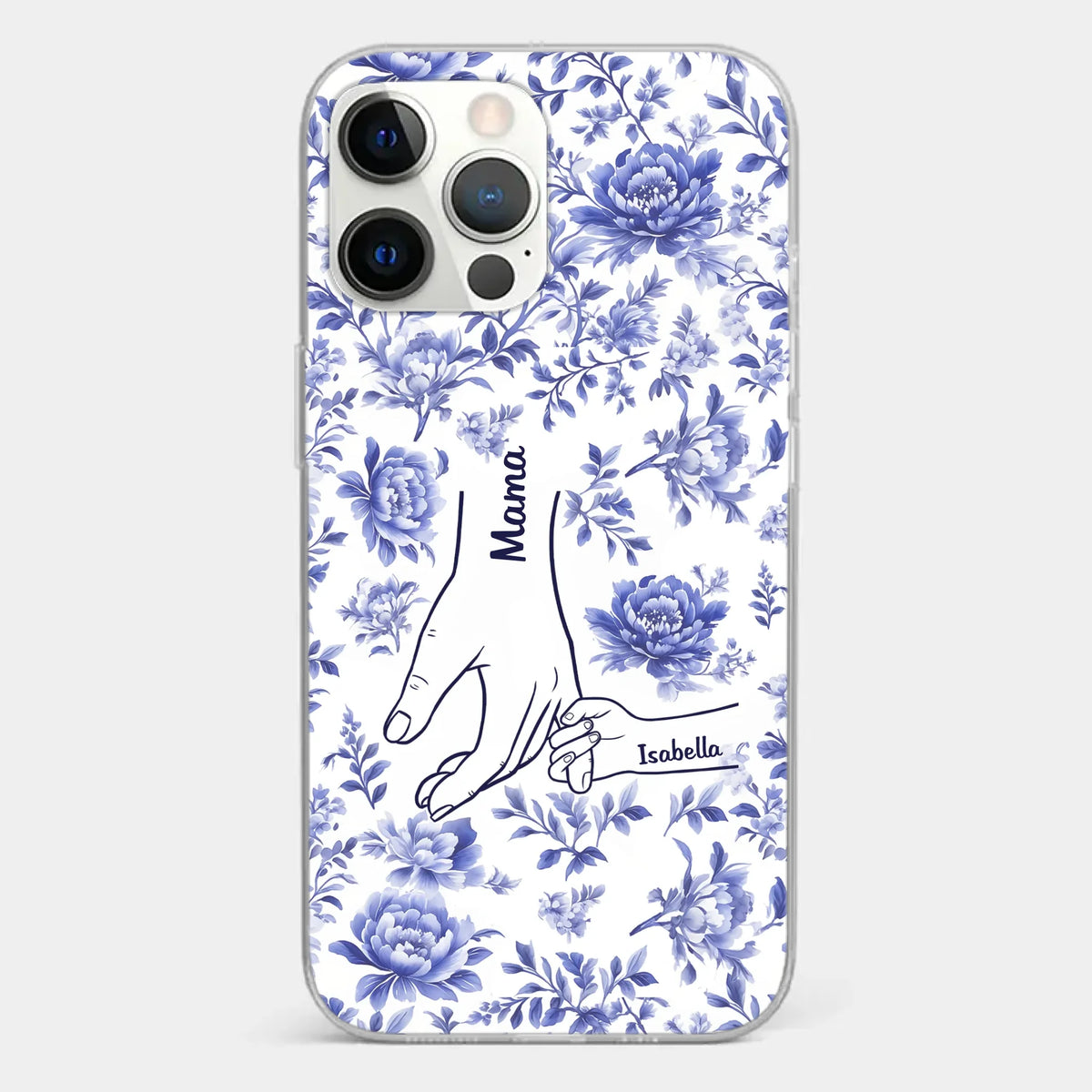 Love Grows In Every Moment - Family Personalized Custom Clear Phone Case - Mother's Day, Gift For Mom, Grandma