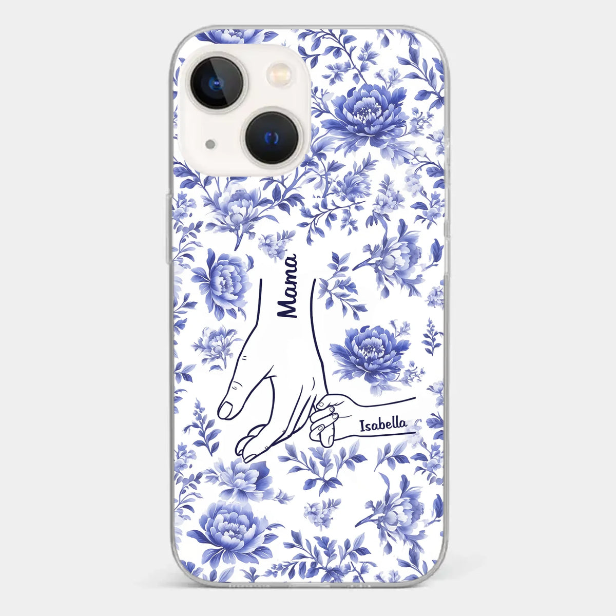 Love Grows In Every Moment - Family Personalized Custom Clear Phone Case - Mother's Day, Gift For Mom, Grandma