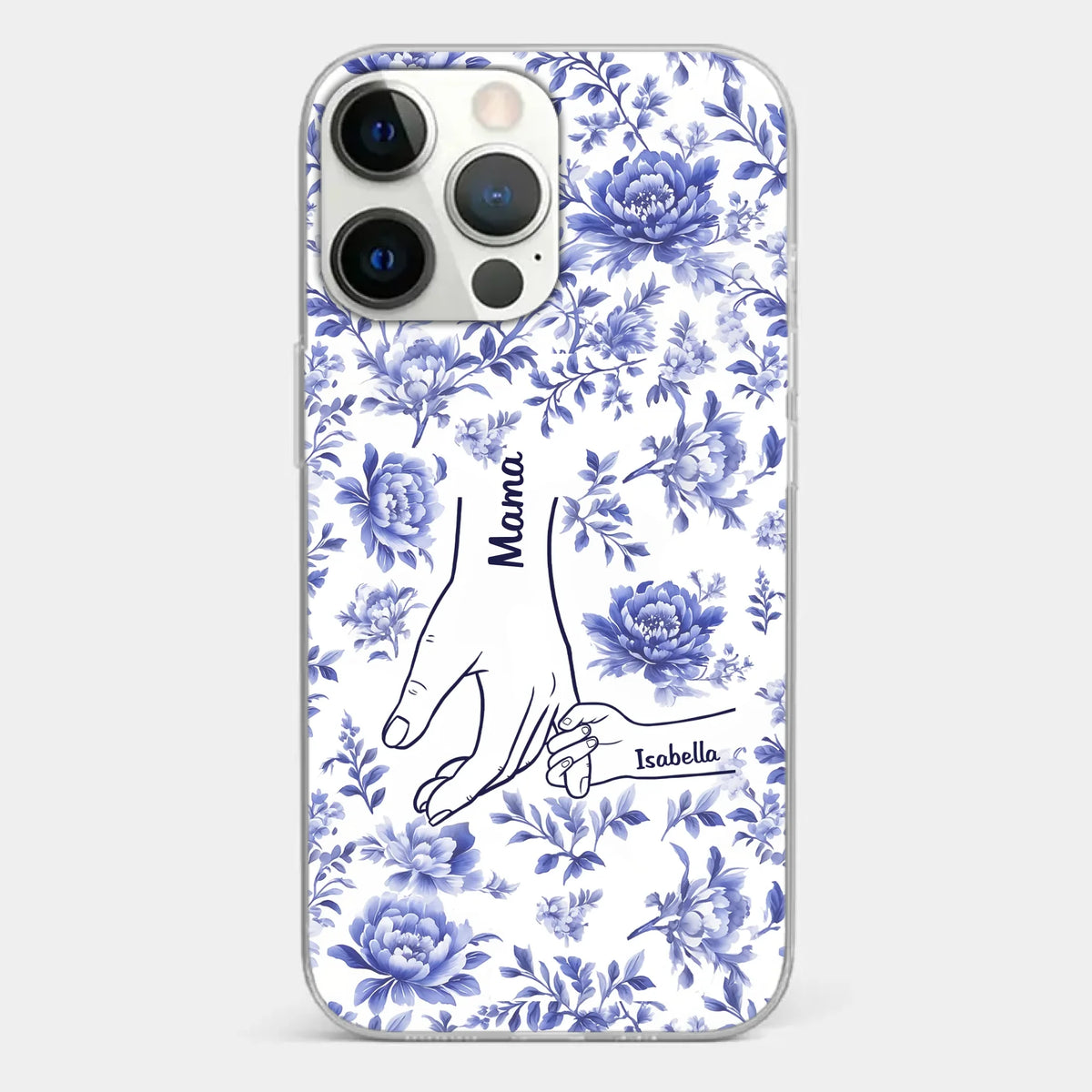 Love Grows In Every Moment - Family Personalized Custom Clear Phone Case - Mother's Day, Gift For Mom, Grandma