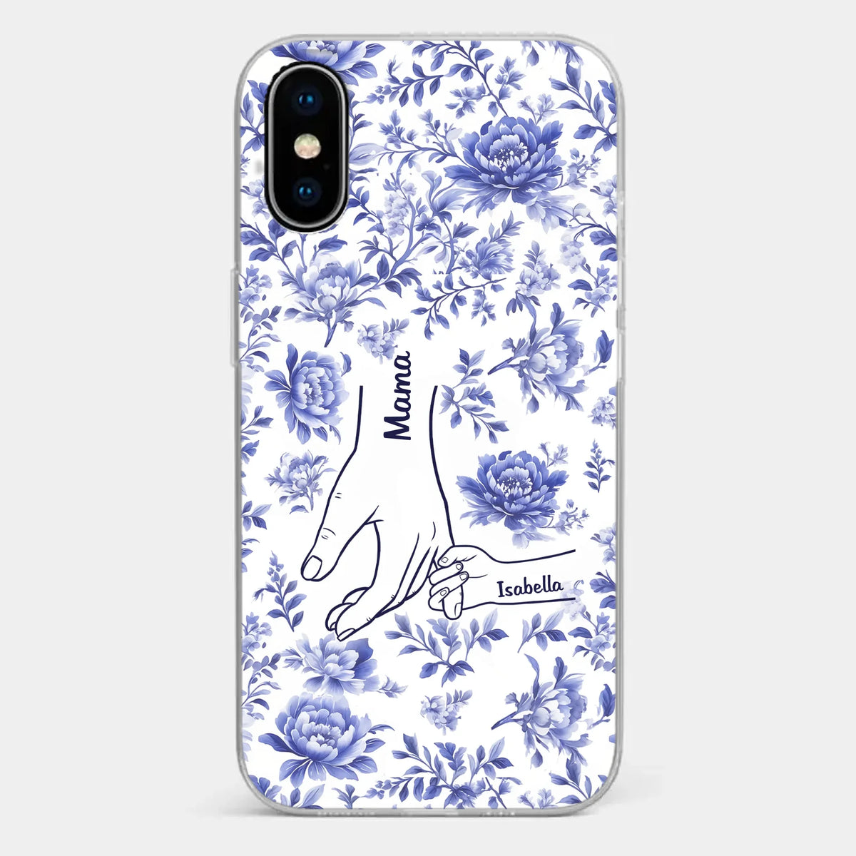Love Grows In Every Moment - Family Personalized Custom Clear Phone Case - Mother's Day, Gift For Mom, Grandma