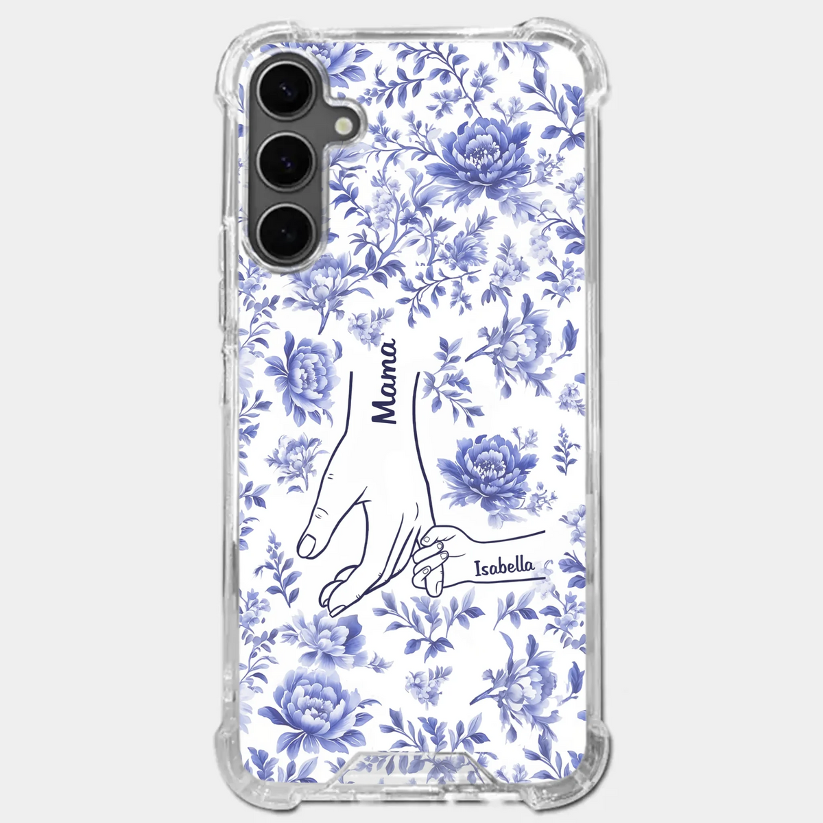 Love Grows In Every Moment - Family Personalized Custom Clear Phone Case - Mother's Day, Gift For Mom, Grandma