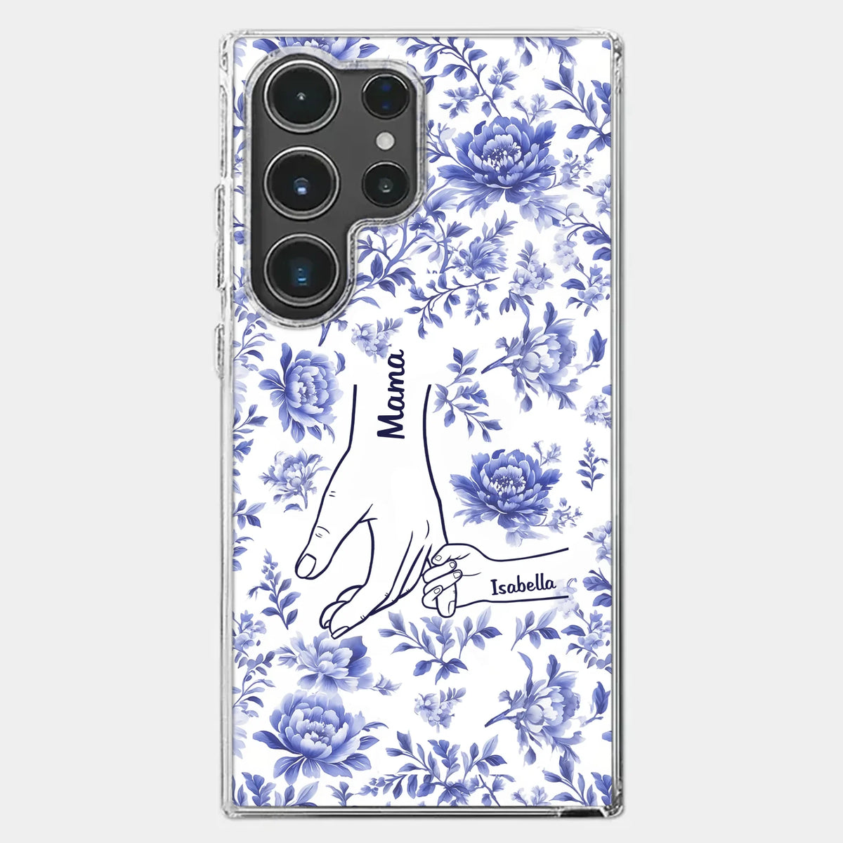 Love Grows In Every Moment - Family Personalized Custom Clear Phone Case - Mother's Day, Gift For Mom, Grandma