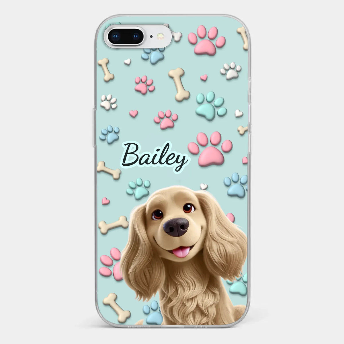 My Forever Best Friend - Dog Personalized Custom Clear Phone Case - Gift For Pet Owners, Pet Lovers
