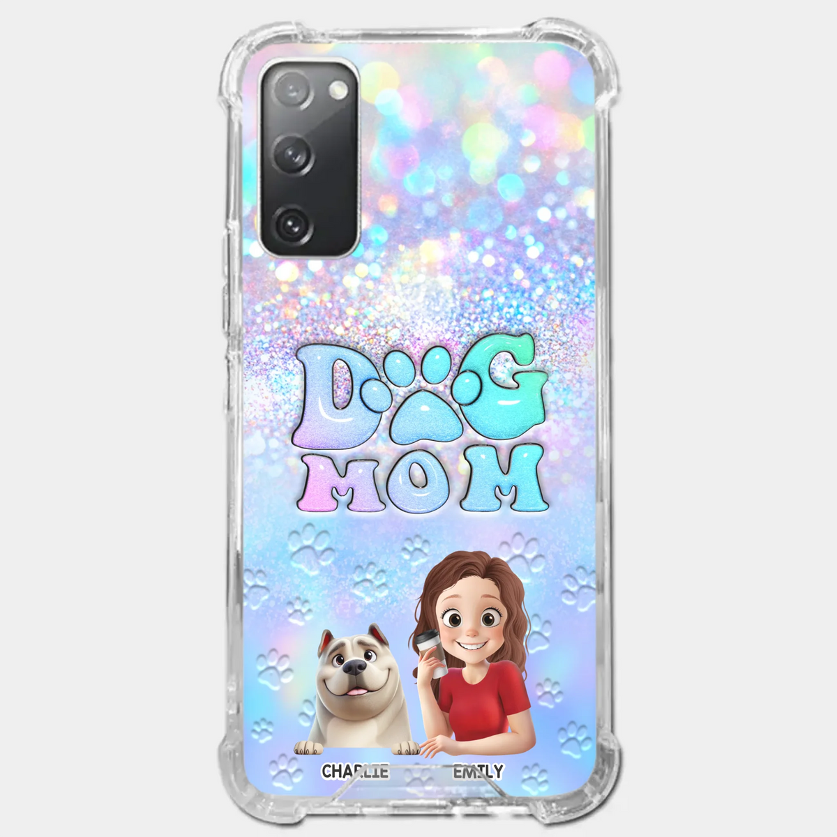 She’s The Mom, I’m The Boss - Dog Personalized Custom Clear Phone Case - Mother's Day, Gift For Pet Owners, Pet Lovers