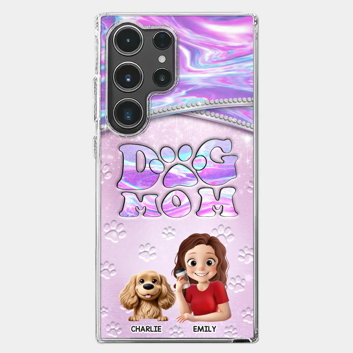 Dog Mom Mode, Always On - Dog Personalized Custom Clear Phone Case - Mother's Day, Gift For Pet Owners, Pet Lovers