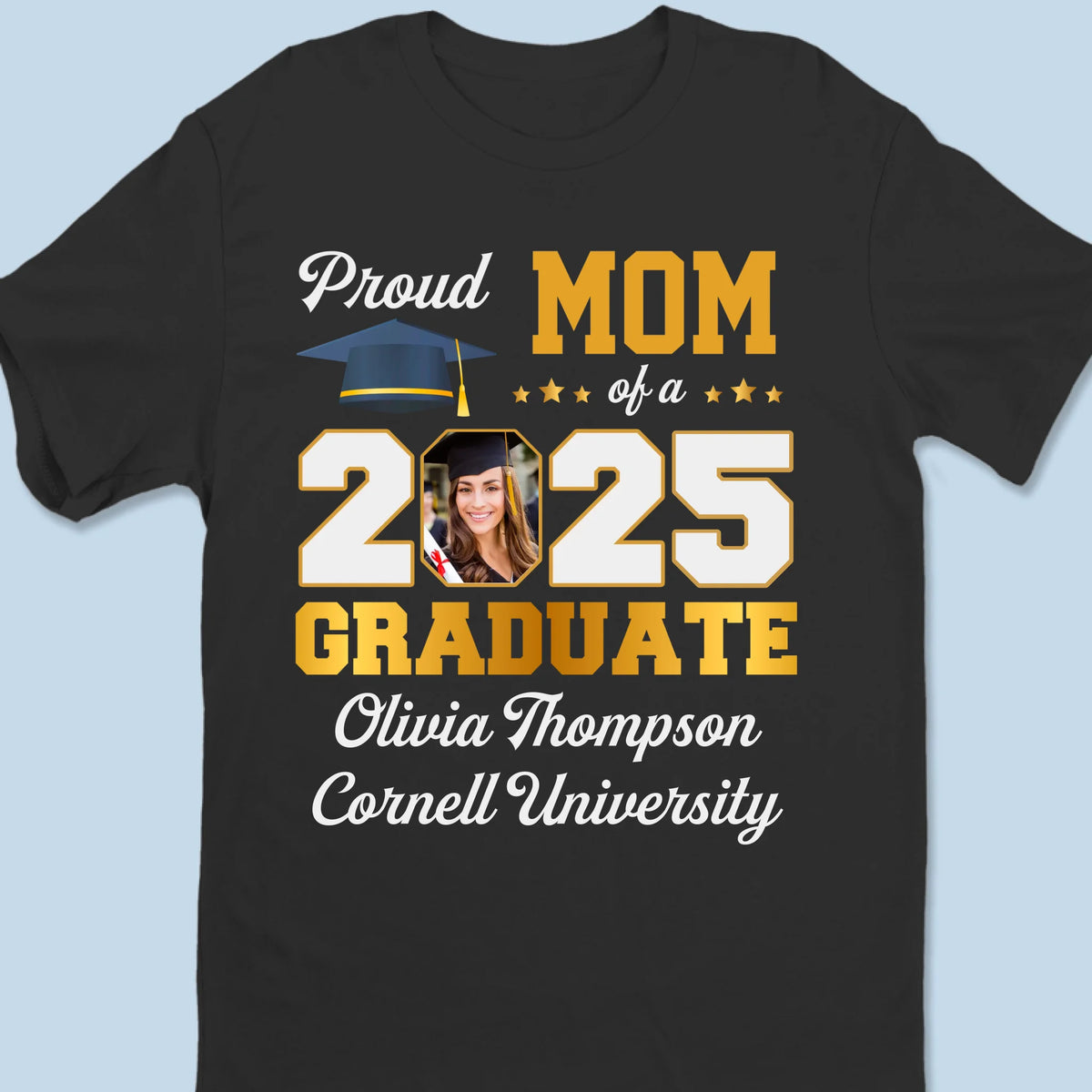 Custom Photo From Little Steps To Big Leaps - Family Personalized Custom Unisex T-shirt, Premium T-shirt, Hoodie - Graduation Gift For Family Members, Siblings, Brothers, Sisters