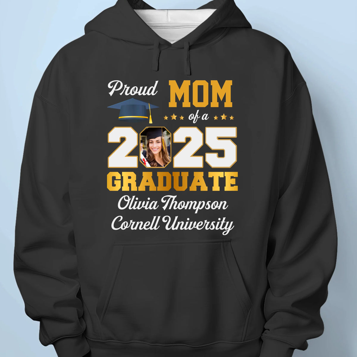 Custom Photo From Little Steps To Big Leaps - Family Personalized Custom Unisex T-shirt, Premium T-shirt, Hoodie - Graduation Gift For Family Members, Siblings, Brothers, Sisters