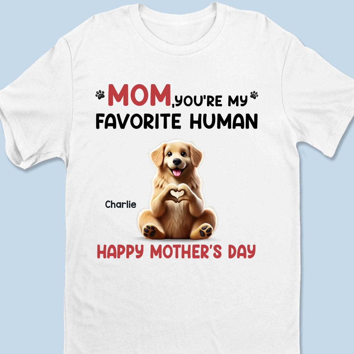 A Dog’s Love For Mom Is Unmatched - Dog Personalized Custom Unisex T-shirt, Premium T-shirt, Hoodie - Mother's Day, Gift For Pet Owners, Pet Lovers