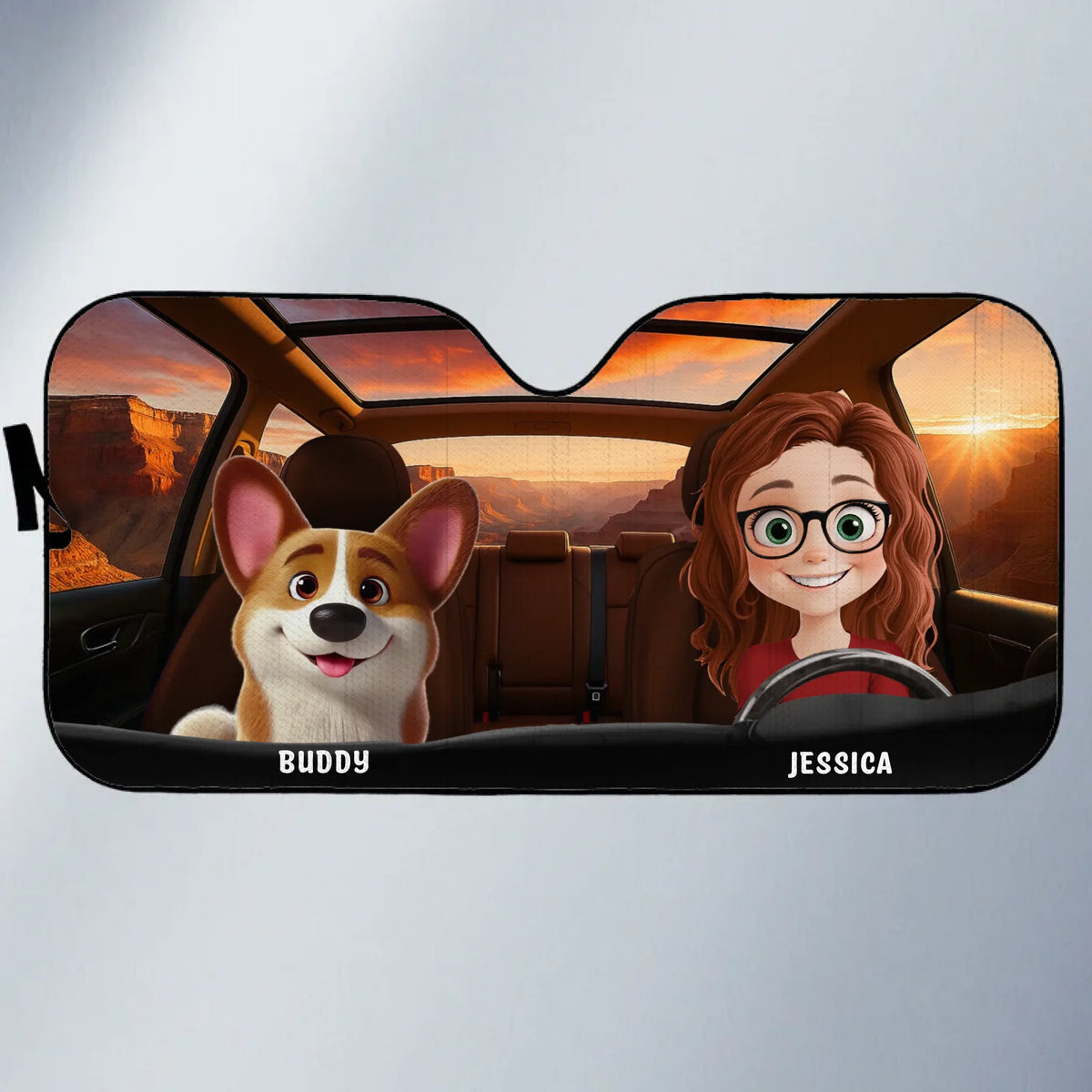 Paw-Sitively The Best Dog Mom Ever - Dog & Cat Personalized Custom Auto Windshield Sunshade, Car Window Protector - Mother's Day, Gift For Pet Owners, Pet Lovers
