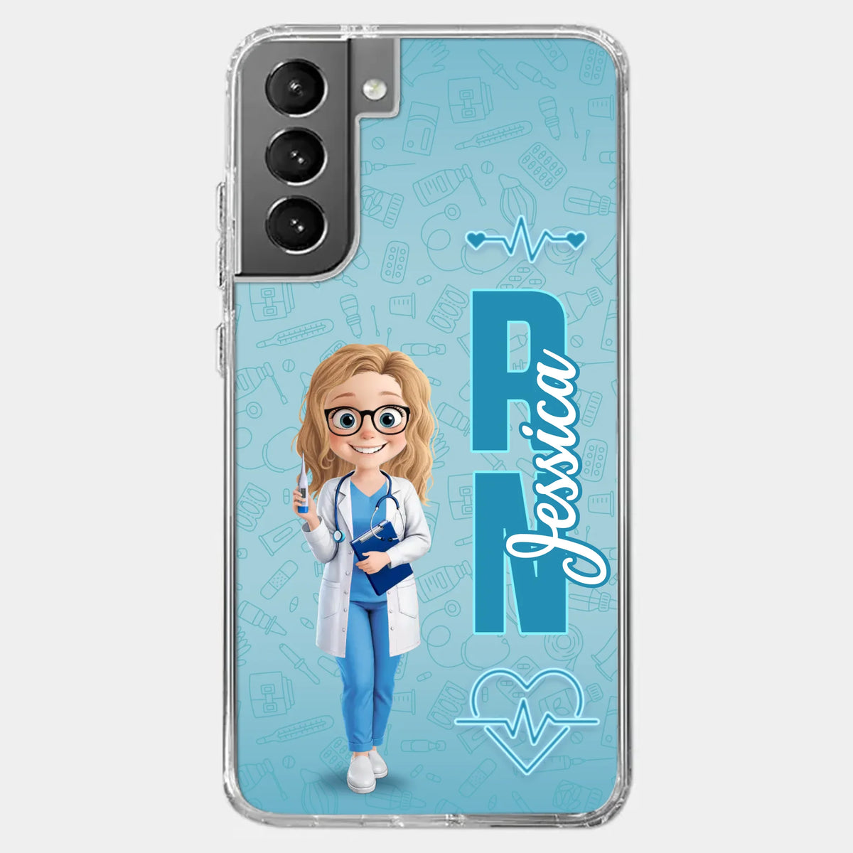 Not Just A Job, It's A Mission - Nurse Personalized Custom Clear Phone Case - Appreciation, Thank You Gift, Nurse Life, Doctor Life