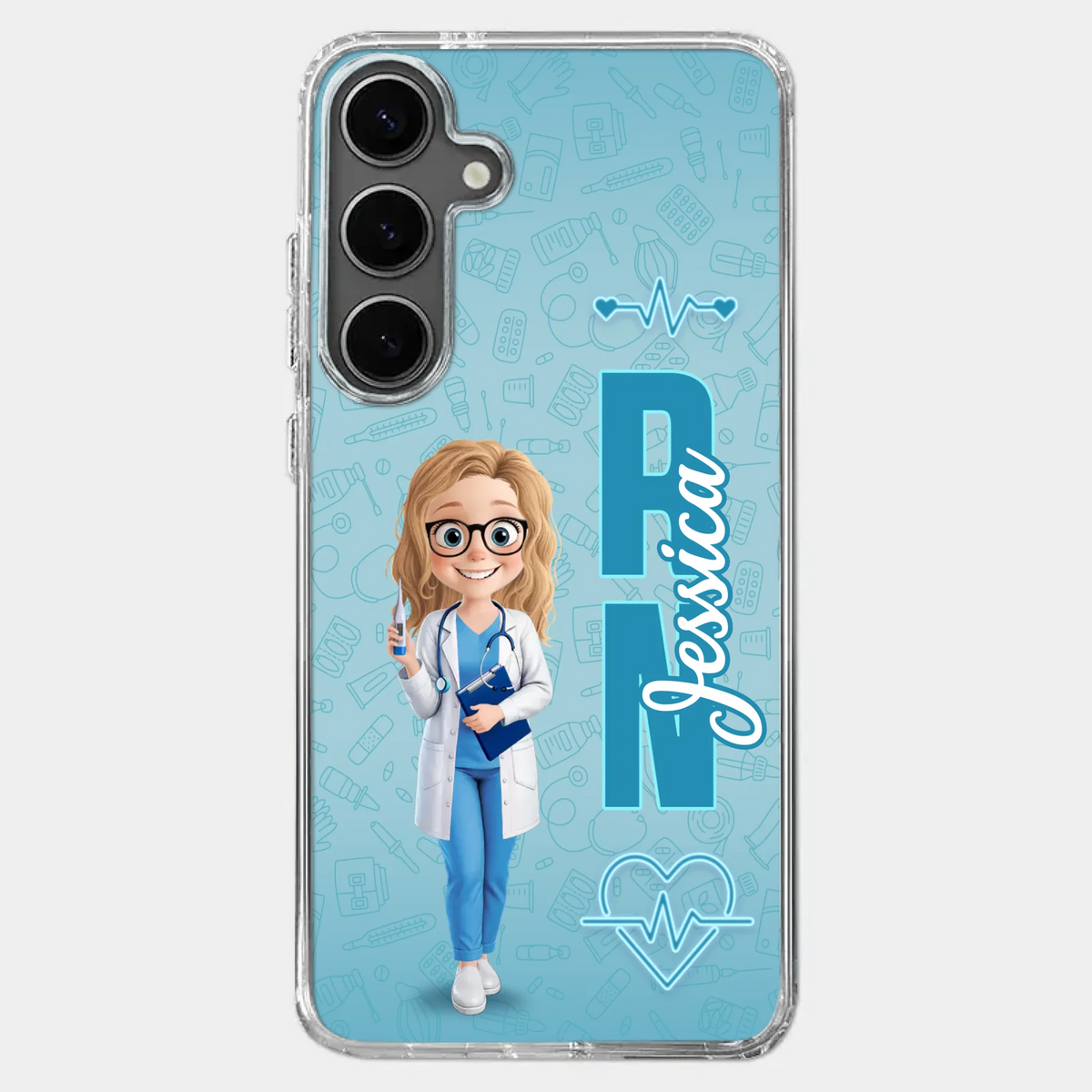 Not Just A Job, It's A Mission - Nurse Personalized Custom Clear Phone Case - Appreciation, Thank You Gift, Nurse Life, Doctor Life