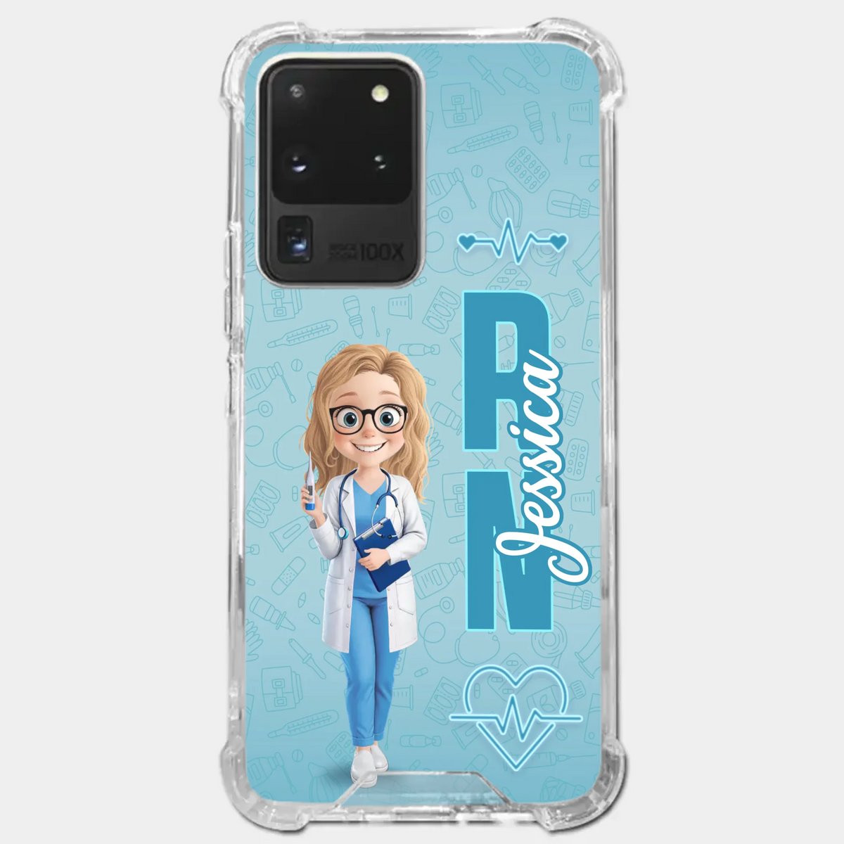 Not Just A Job, It's A Mission - Nurse Personalized Custom Clear Phone Case - Appreciation, Thank You Gift, Nurse Life, Doctor Life