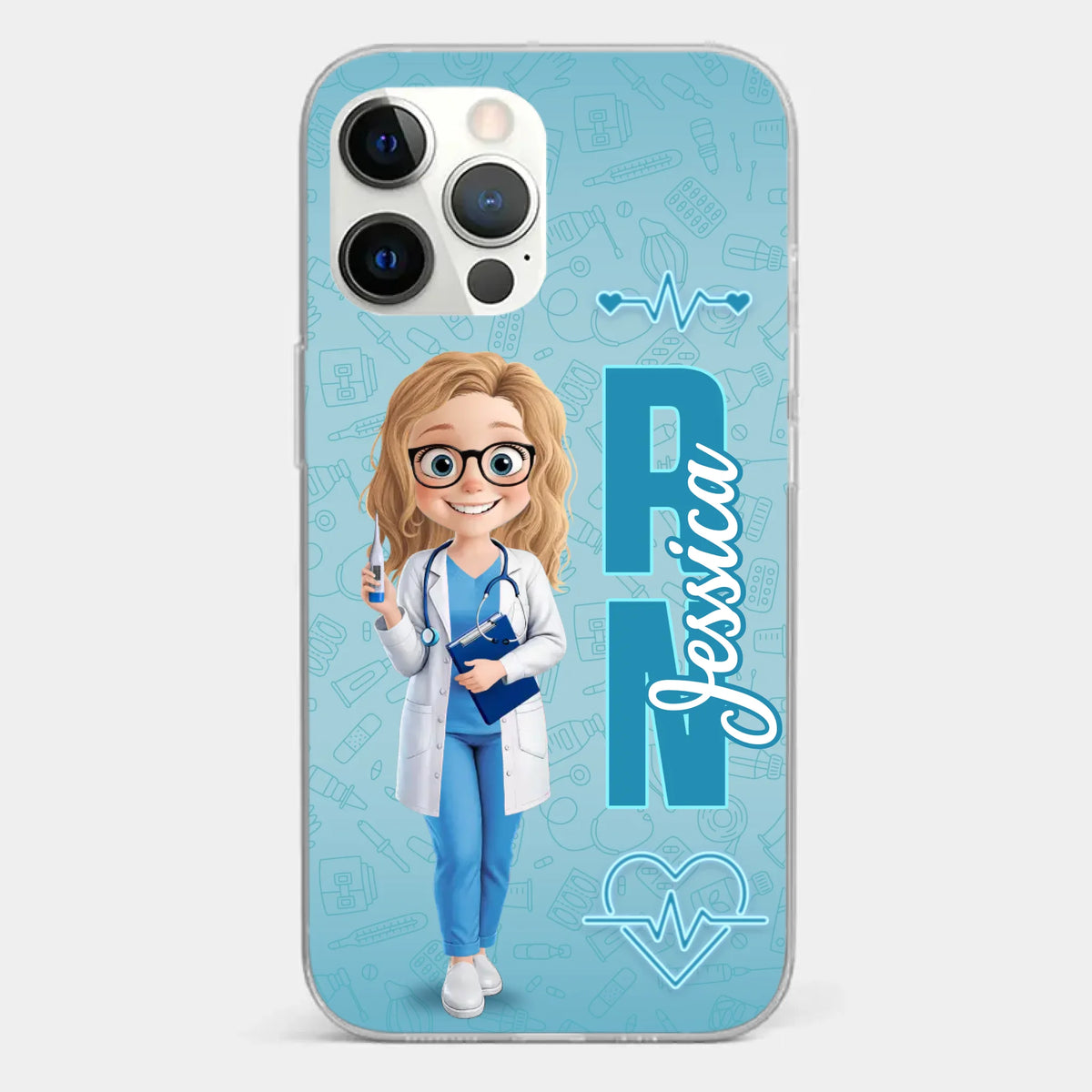 Not Just A Job, It's A Mission - Nurse Personalized Custom Clear Phone Case - Appreciation, Thank You Gift, Nurse Life, Doctor Life