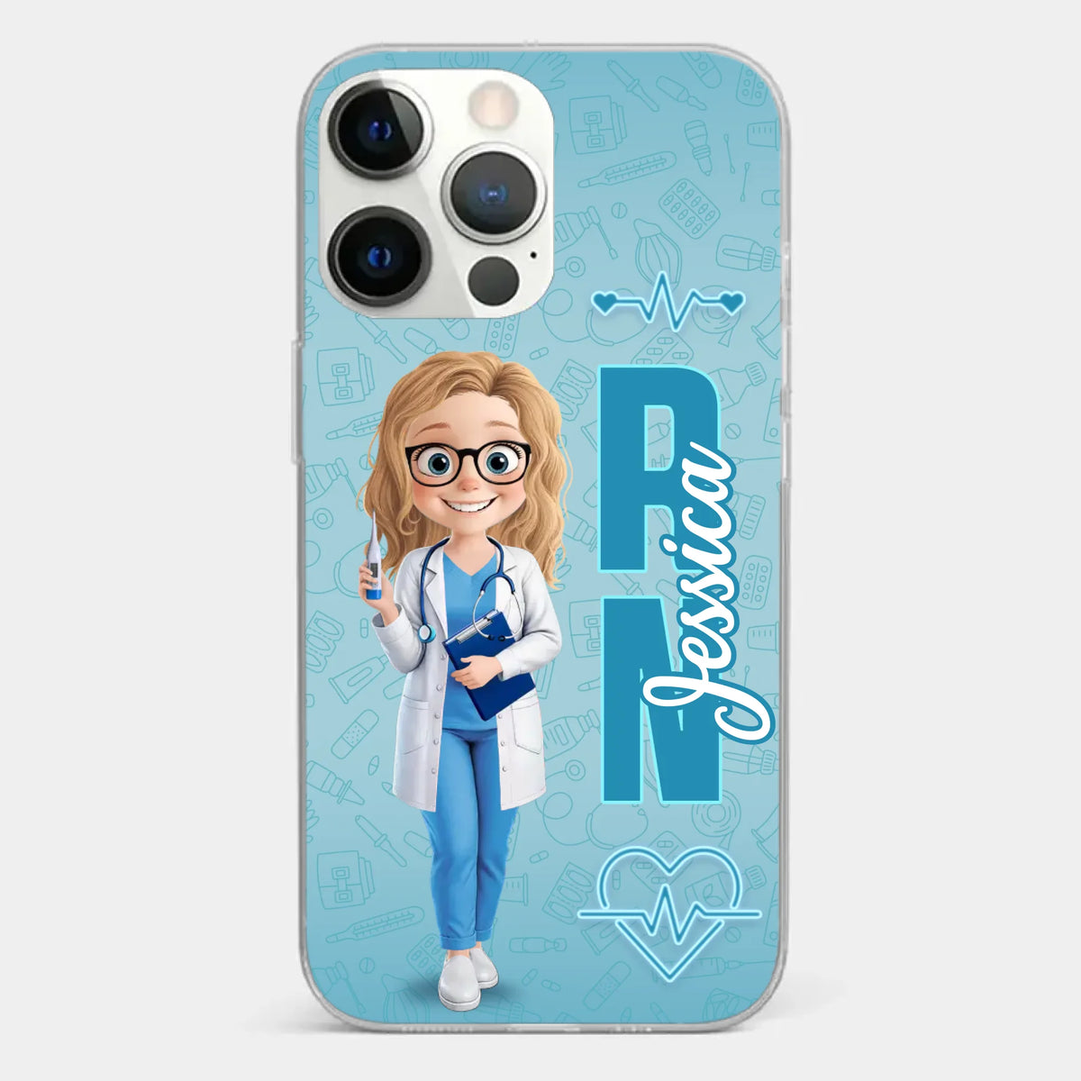 Not Just A Job, It's A Mission - Nurse Personalized Custom Clear Phone Case - Appreciation, Thank You Gift, Nurse Life, Doctor Life