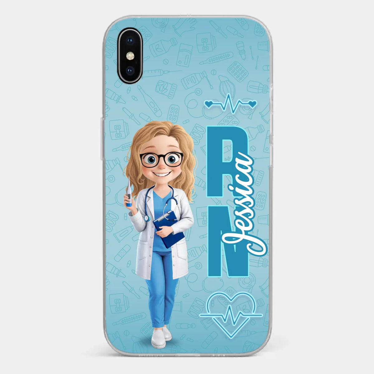 Not Just A Job, It's A Mission - Nurse Personalized Custom Clear Phone Case - Appreciation, Thank You Gift, Nurse Life, Doctor Life