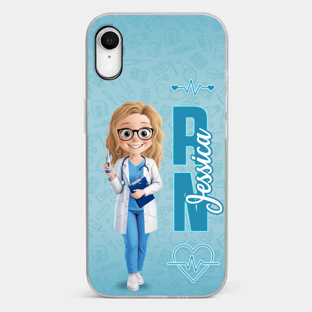 Not Just A Job, It's A Mission - Nurse Personalized Custom Clear Phone Case - Appreciation, Thank You Gift, Nurse Life, Doctor Life