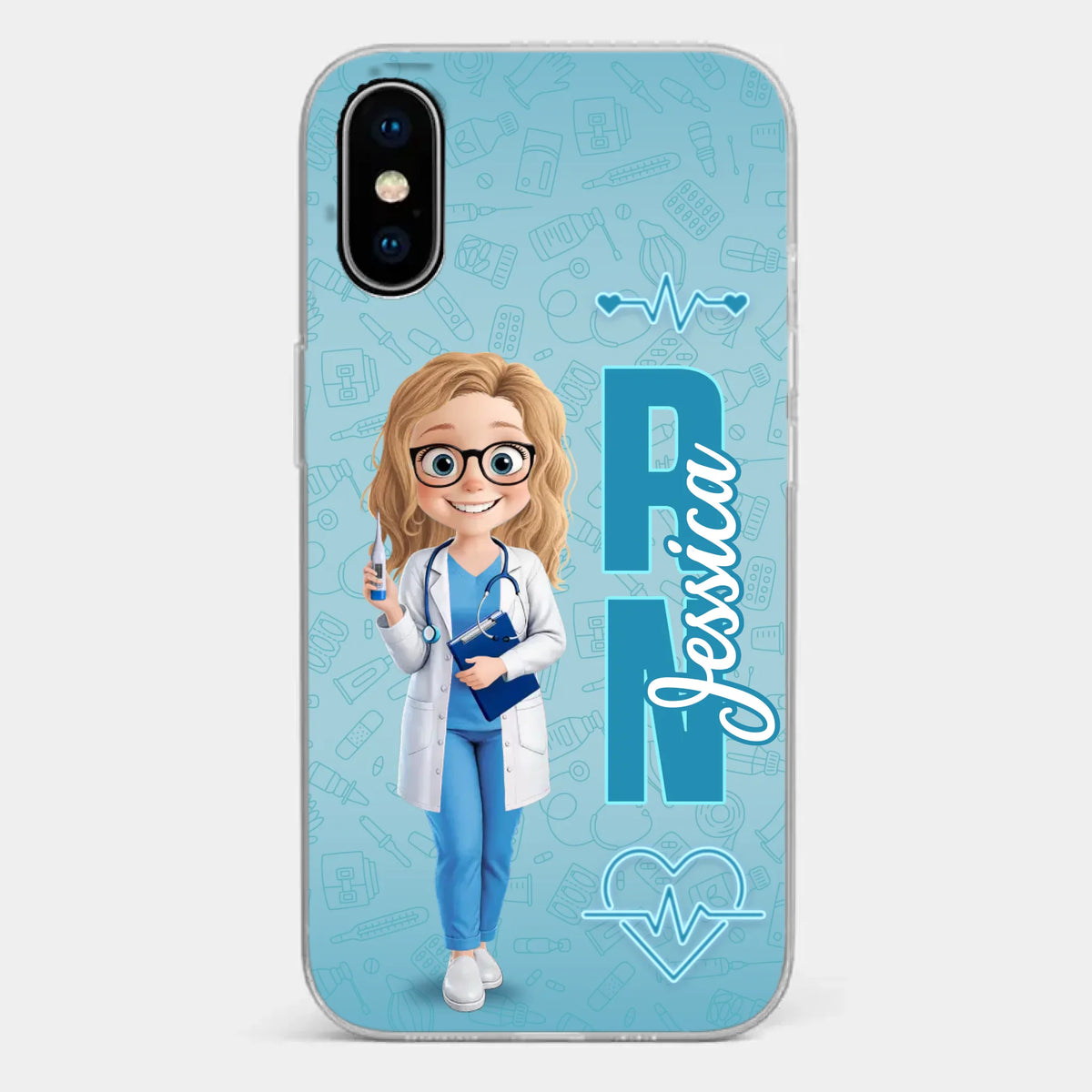 Not Just A Job, It's A Mission - Nurse Personalized Custom Clear Phone Case - Appreciation, Thank You Gift, Nurse Life, Doctor Life