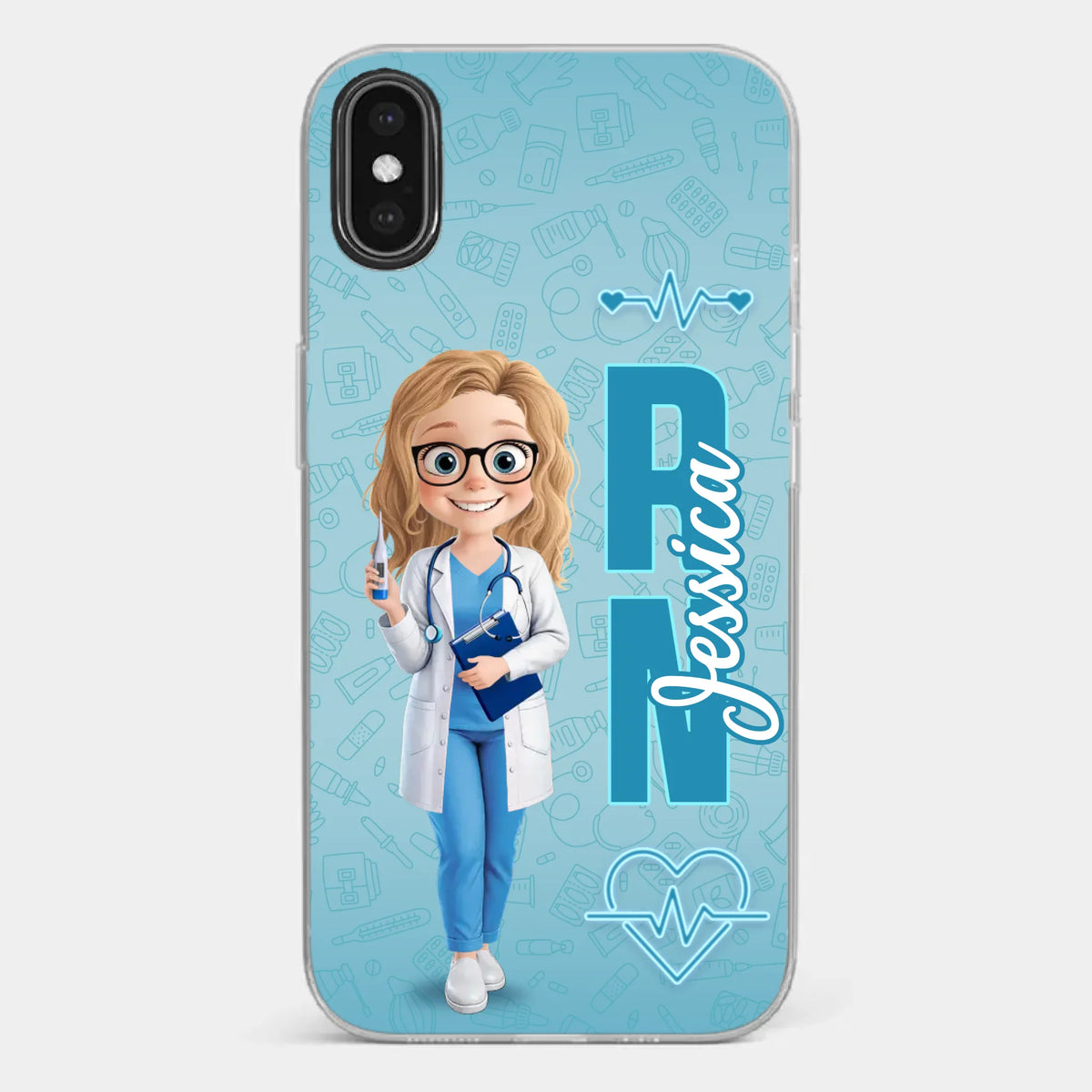 Not Just A Job, It's A Mission - Nurse Personalized Custom Clear Phone Case - Appreciation, Thank You Gift, Nurse Life, Doctor Life