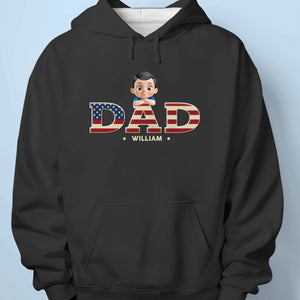 Deerly Loved By The Whole Gang - Family Personalized Custom Unisex T-shirt, Premium T-shirt, Hoodie - Father's Day, Gift For Dad