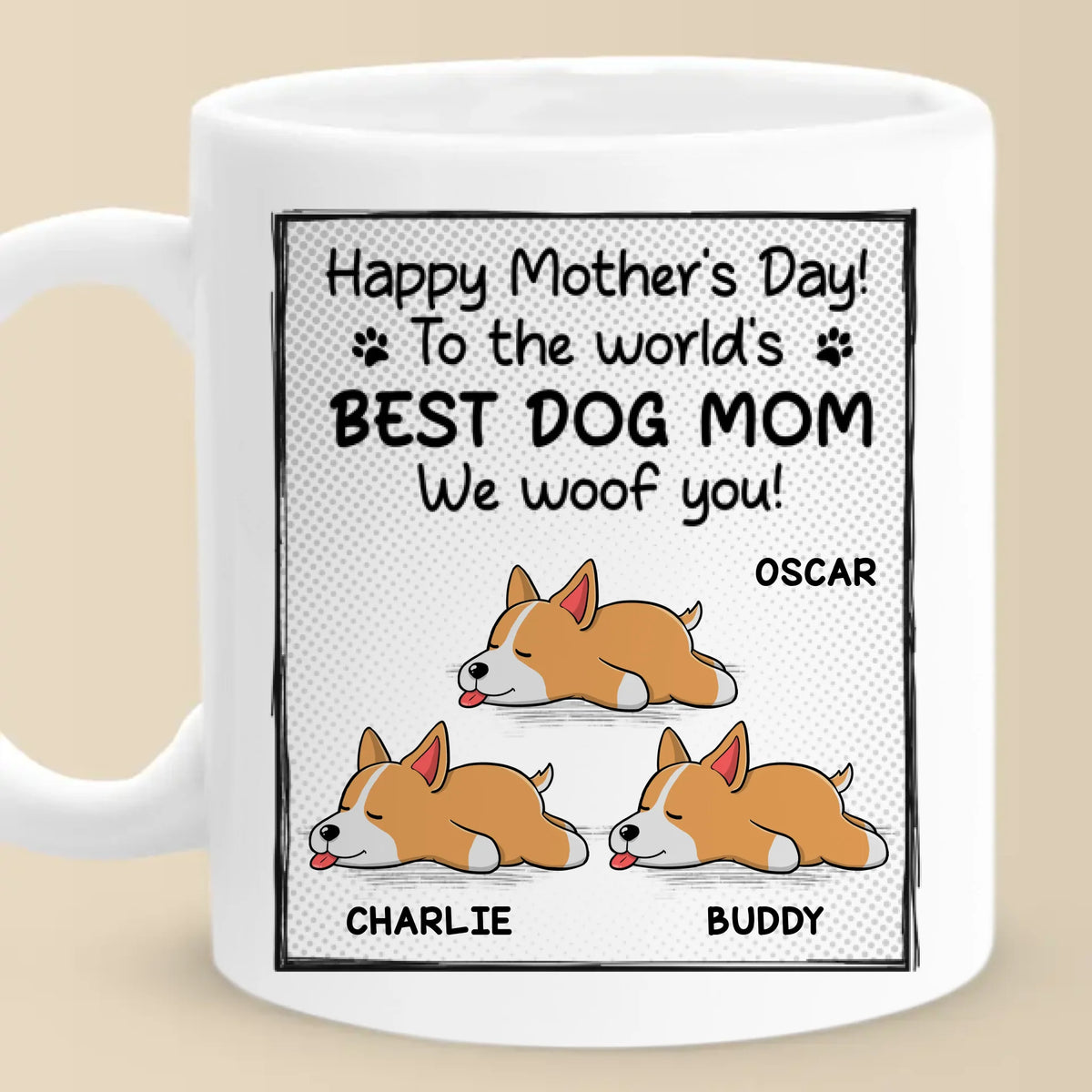 Custom Photo You’re Pawsitively The Best, Mom - Dog & Cat Personalized Custom Mug - Father's Day, Mother's Day, Gift For Pet Owners, Pet Lovers
