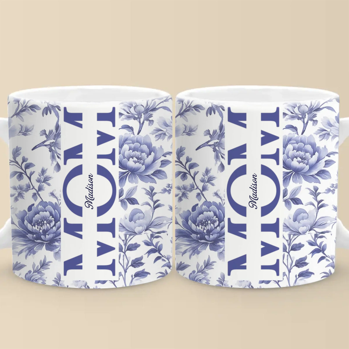 Family First, Always - Family Personalized Custom Mug - Mother's Day, Gift For Mom, Grandma