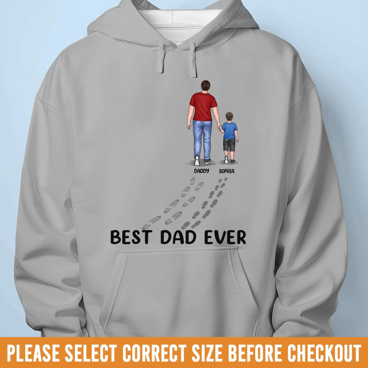 You Never Walk Alone - Family Personalized Custom Unisex T-shirt, Premium T-shirt, Hoodie - Father's Day, Birthday Gift For Dad