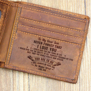 Dad To Son - I Will Always Be With You - Bifold Wallet