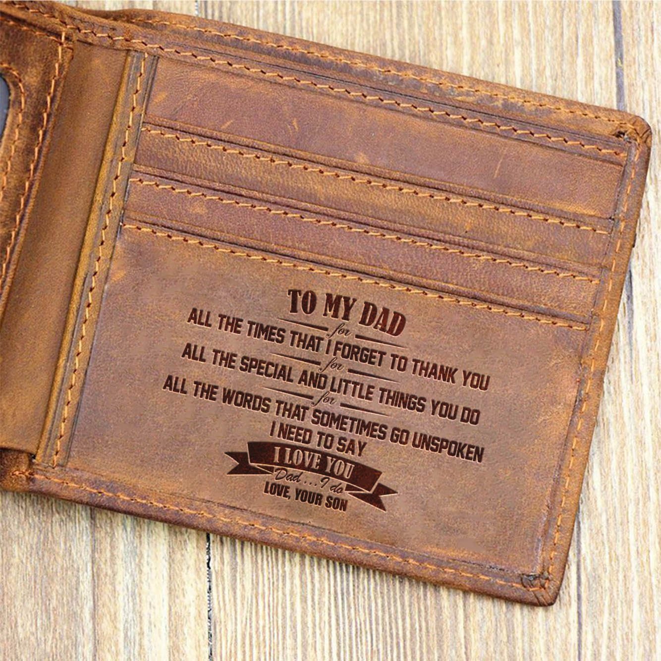 From Son To Dad - I Need To Say I Love You - Bifold Wallet