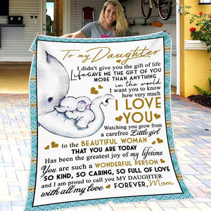 Mom to Daughter - You Are Such A Wonderful Person - Blanket