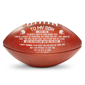 Dad to Son - Love You - Football