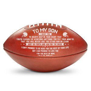 Mom to Son - Love You - Football