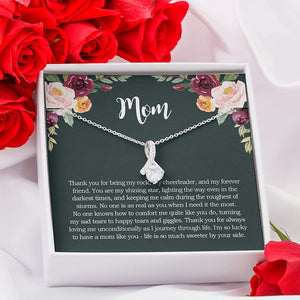 Motivational Necklace for Women Sterling Silver Necklace Birthday Gifts for Mom