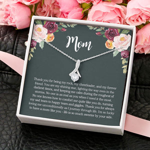 Motivational Necklace for Women Sterling Silver Necklace Birthday Gifts for Mom