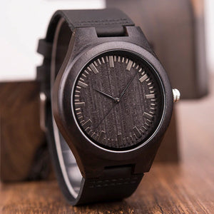 Mom To Son - Listen To Your Heart And Take Risks Carefully - Wooden Watch