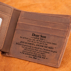 Dad To Son - I'm Always Here For You - Bifold Wallet