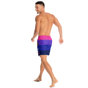 Keep Rubbing - Men Custom Swim Trunks, Gift for Men, Summer Party Gift