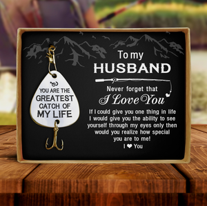 Wife To Husband - I Love You - Fishing Hook