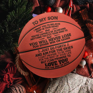 Mum to Son - You Will Never Lose - Basketball