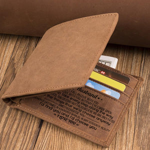 To My Husband - I'd Find You And I'd Choose You - Bifold Wallet