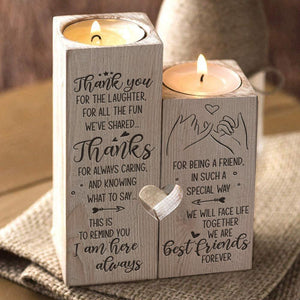 Bestie - We Are Best Friends Forever - Candle Holder