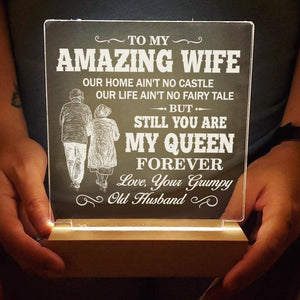 Husband To Wife - You are my queen forever - Led Light