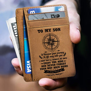 Dad To Son - I'm Always Here For You - Card Wallet