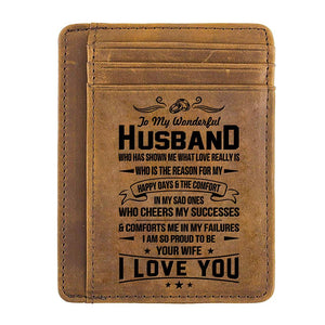 Card Wallet - My Husband, I Will Always Love You