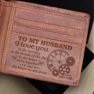 Wife to Husband - I Love You - Bifold Wallet