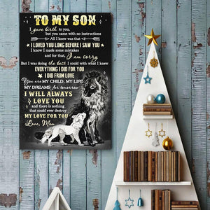 Mom To Son - Everything I Did For You, I Did From Love - Vertical Matte Posters