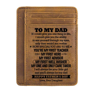 Daughter to Dad - How Special You Are To Me - Card Wallet