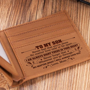 Mom to Son - I WILL ALWAYS LOVE YOU- Bifold Wallet